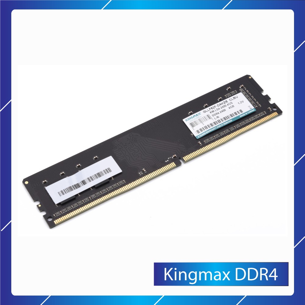 Ram PC KingMax DDR4 8GB 4GB Bus 2400mHz - Ram Máy tính để bàn- Nâng cấp máy tính - Bảo Hành 3 Năm