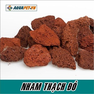 Đá Nham Thạch Đỏ Nhập Khẩu [1kg] [vật liệu lọc]