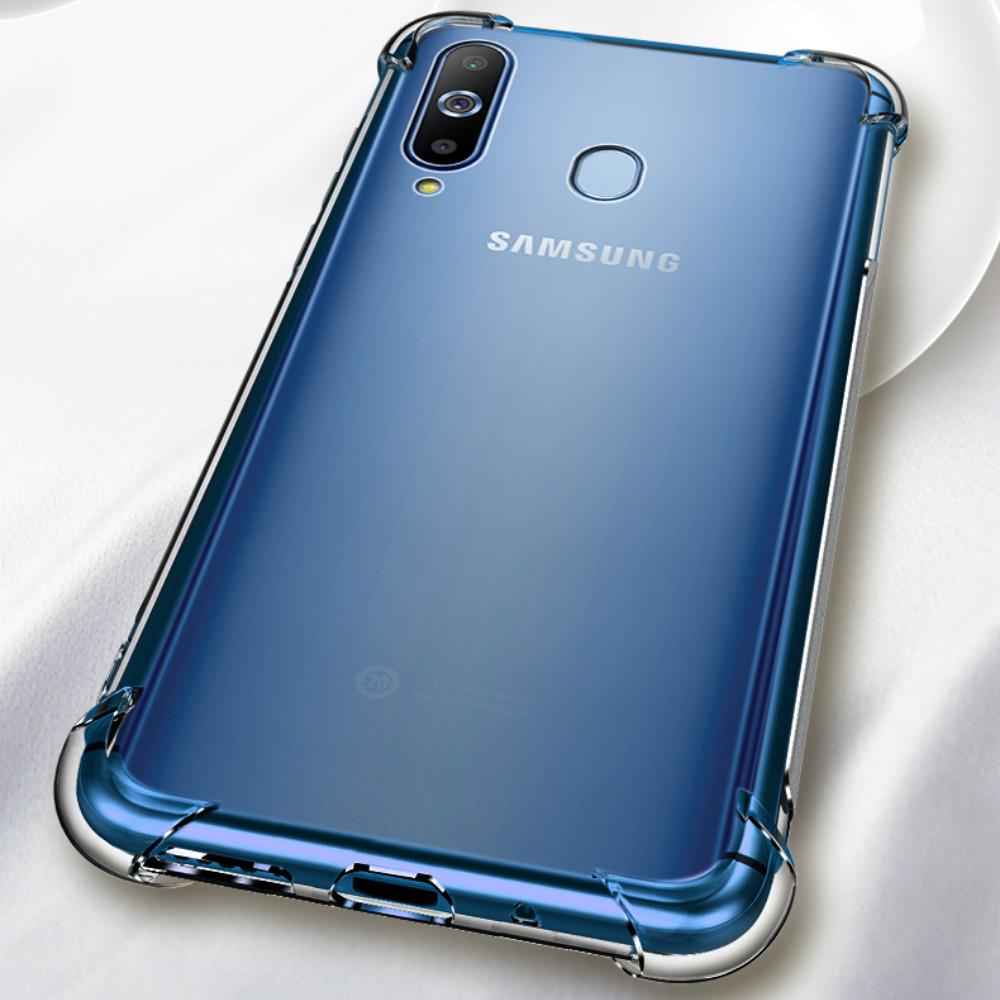 Ốp điện thoại trong suốt cho Samsung Galaxy A70 A50 A40 A30 A20 A10 M20 M10 M30 S10 Plus S10e A8 J4 J6 A7 2018 Plus