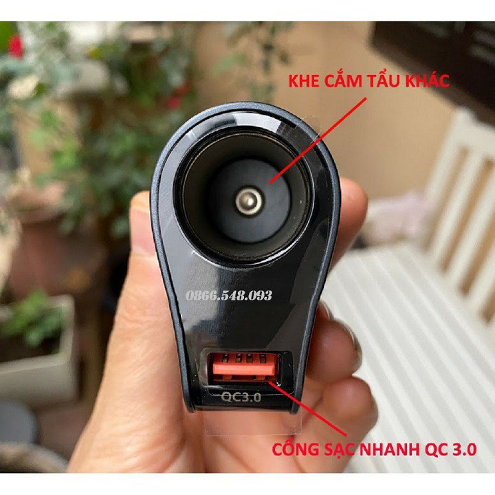 Tẩu sạc nhanh QC3.0 loại HY-10 l Hàng Tốt