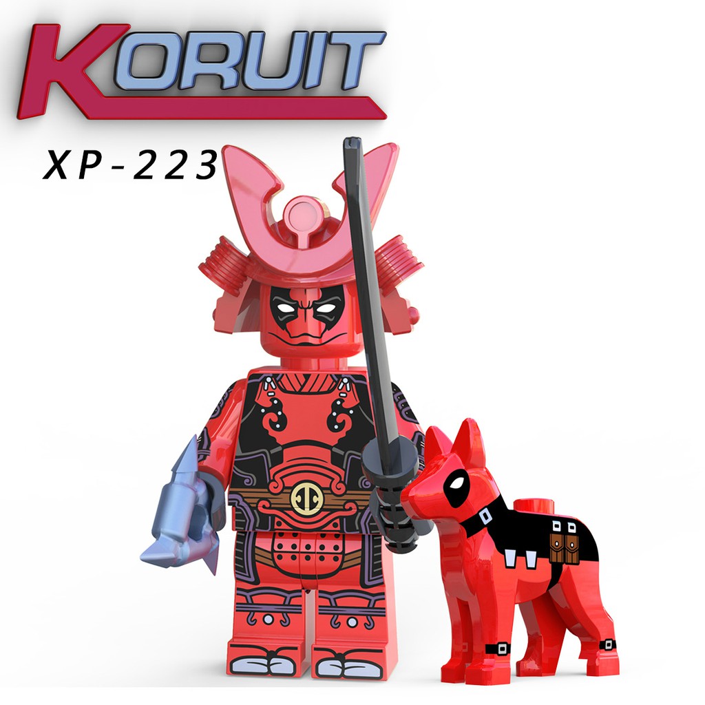 Minifigures Các Mẫu Nhân Vật Quái Nhân Deadpool Kèm Chó Mới Nhất KORUIT KT1030
