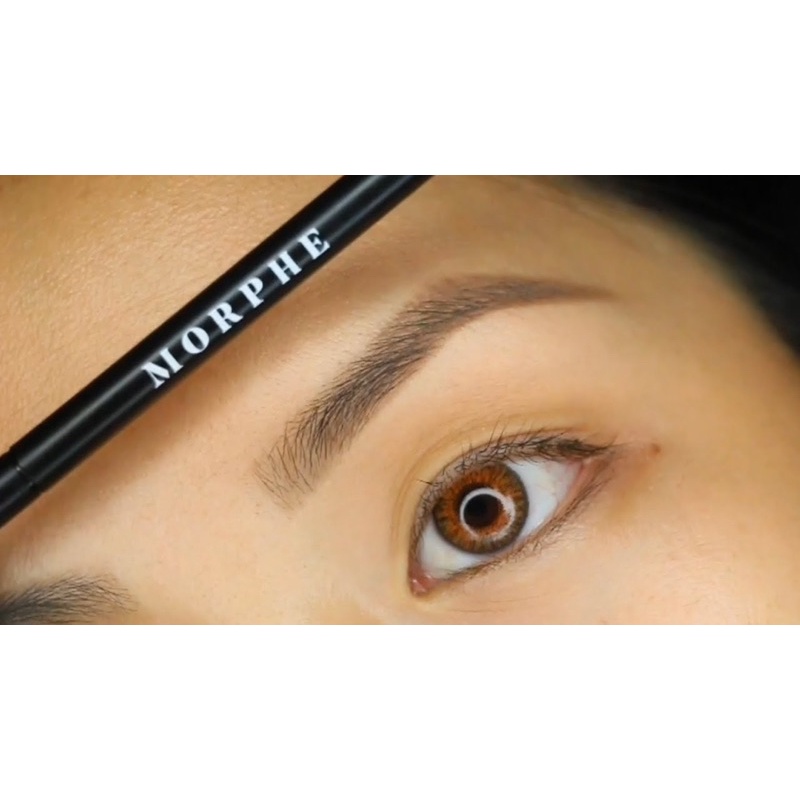 Chì kẻ mày phẩy sợi Micro Brown Pencil, Gel kẻ mày MORPHE Brow Cream