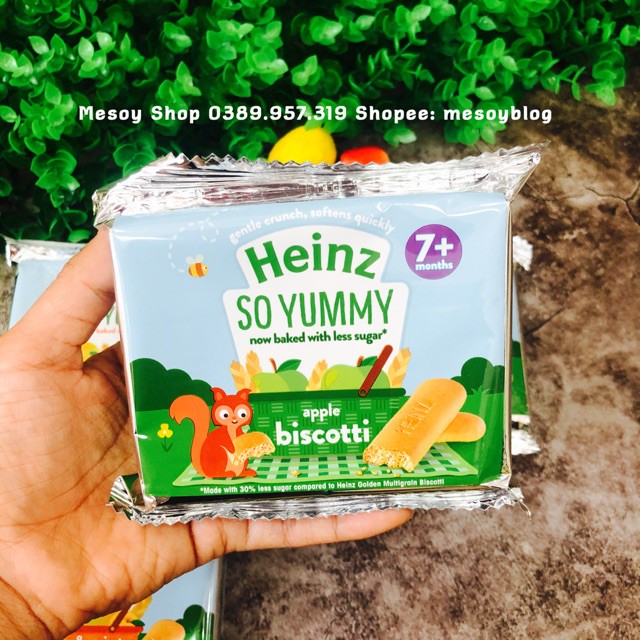 [Heinz 7m+] Bánh ăn dặm Heinz cho bé 7m+