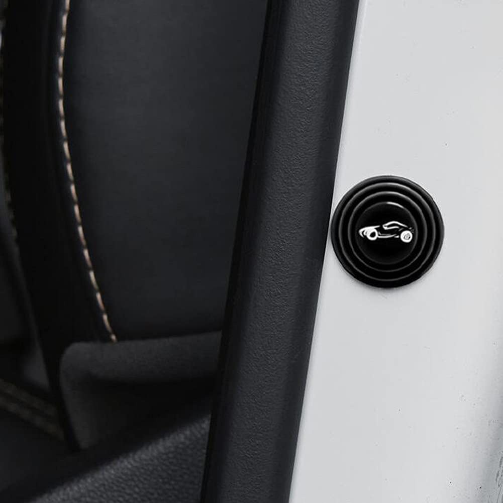 Set 10 Miếng Đệm Silicon Mini Tự Dính Cách Âm Chống Sốc Thông Dụng Cho Cửa Xe Hơi