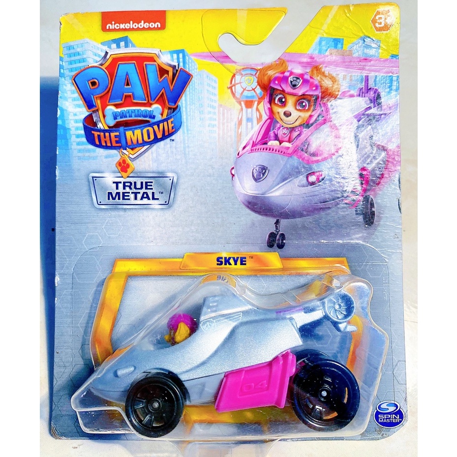 Xe chó cứu hộ Skye - Paw Patrol Full box - True Metal - Hàng chính hãng Spin Master - Hasbro