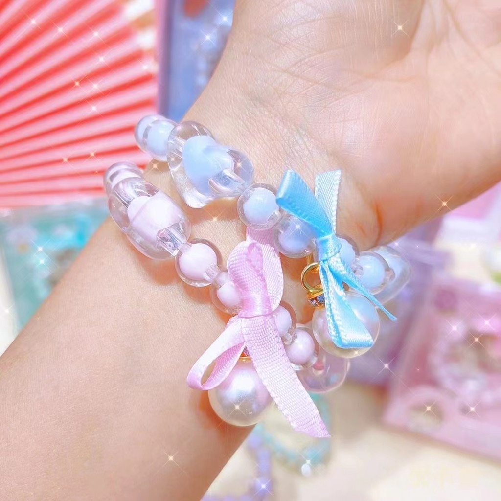 Vòng Tay Chuỗi Hạt Pha Lê Sương Mù Ngôi Sao Dew Hoạt Hình Dễ Phối Đồ Giá Trị Cao Cấp