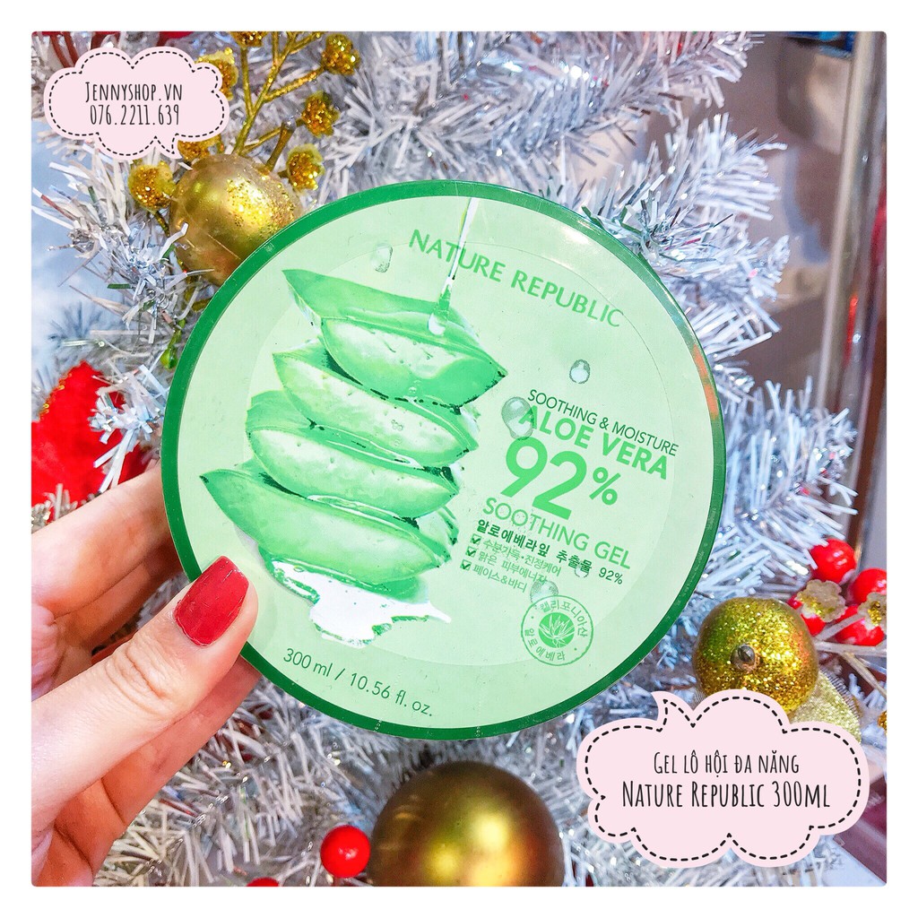 GEL LÔ HỘI ALOE 92% NATURE REPUBLIC