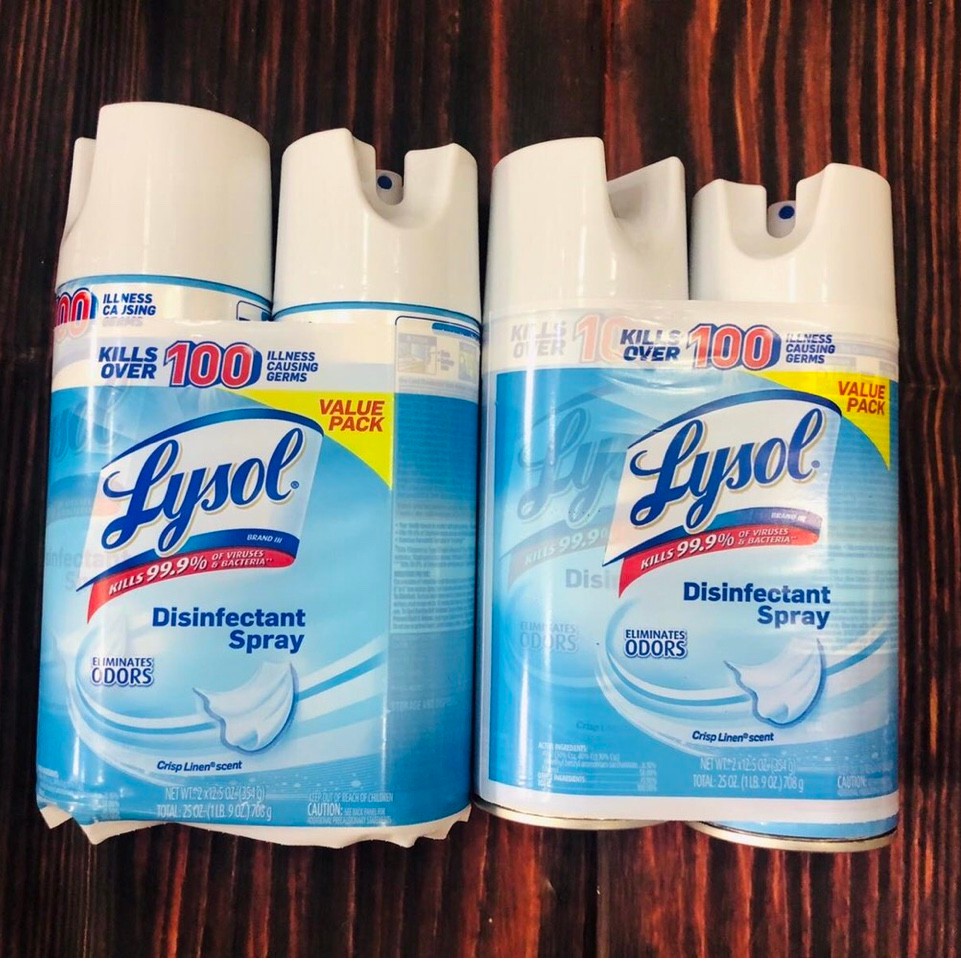 Bình Xịt Khử Trùng Lysol Disinfecttant Spray Của Mỹ