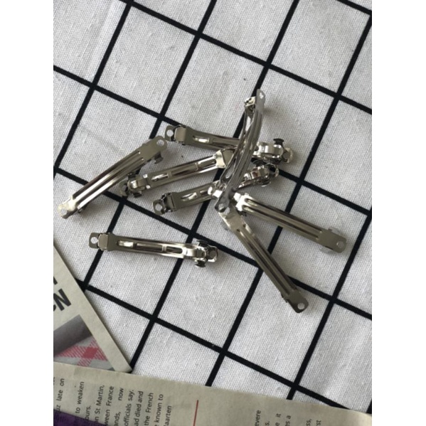 (10 cái)Phôi kẹp tóc, sườn kẹp tóc kích thước 40-60-80mm, nguyên liệu làm kẹp tóc, nguyên liệu diy