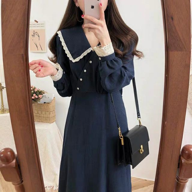 🐽 order taobao 🐽 váy ulzzang vintage 2 màu (có ảnh thật) | BigBuy360 - bigbuy360.vn