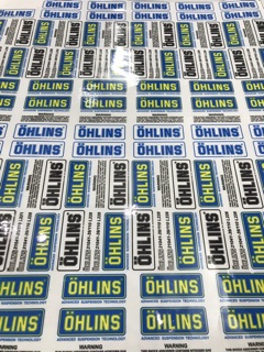 Logo Ohlins Hồng