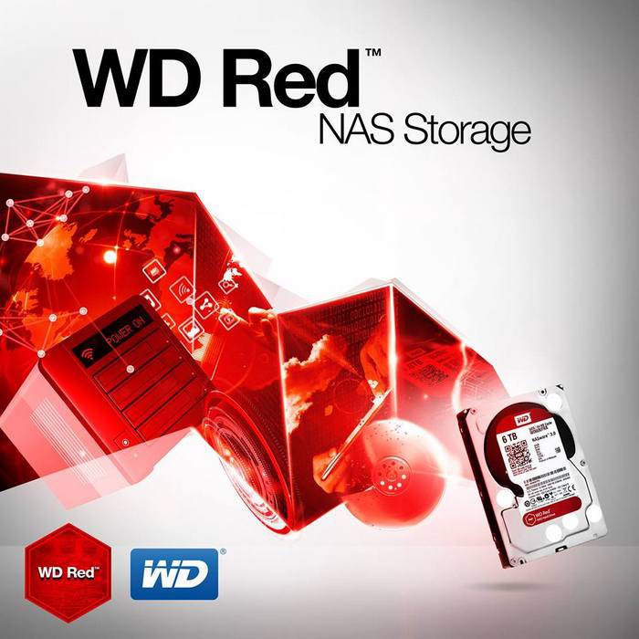 Ổ cứng HDD Red WD 10TB - 12TB chuyên dụng Nas Server