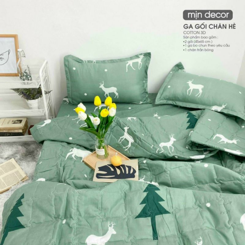 Ga gối poly tuần lộc