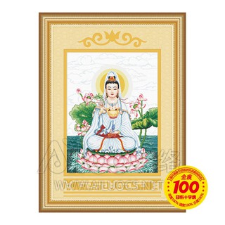 Tranh thêu chữ thập Quan âm bồ tát 21569