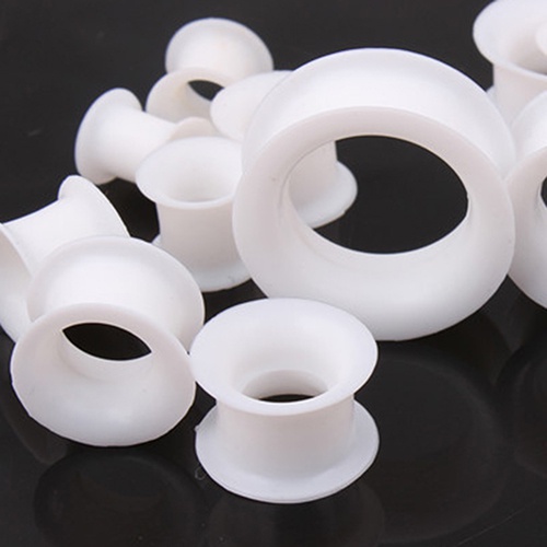 1 Đôi Khuyên Silicone Nong Tai Thời Trang