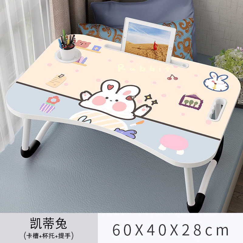 Bàn gấp cho học sinh sinh viên tiện dung có khay ipad và ngăn đựng cốc | BigBuy360 - bigbuy360.vn