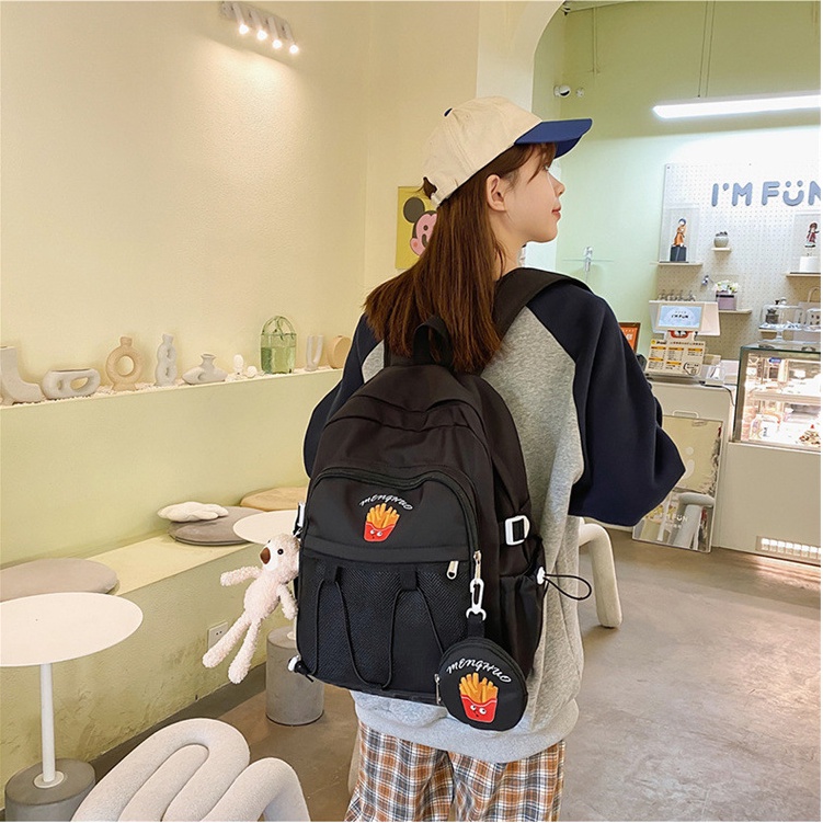 Balo nữ đi học thời trang Ulzzang Hàn Quốc, cặp sách đẹp hàng cao cấp dễ thương, túi xách học sinh chống nước