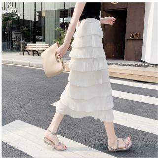 Chân Váy Dài Xếp Ly Thời Trang Nữ Tính