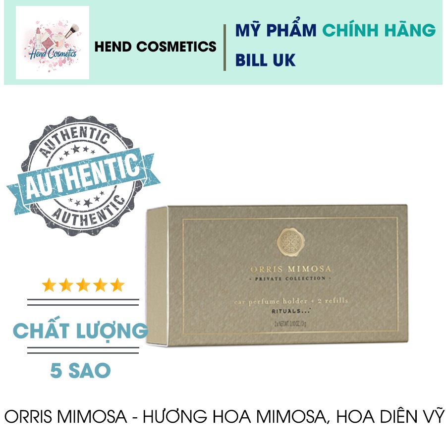 Nước Hoa Thơm Xe Ô Tô Cao Cấp Rituals Car Perfume Private Collection