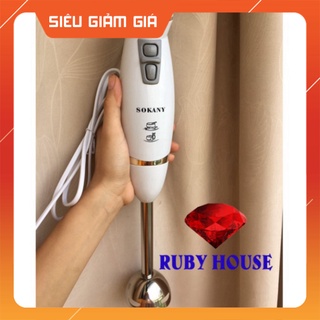 Máy xay đa năng Sokany HB250A CHÍNH HÃNG loại bé, Máy xay cầm tay cao cấp 💖 Bizz Store