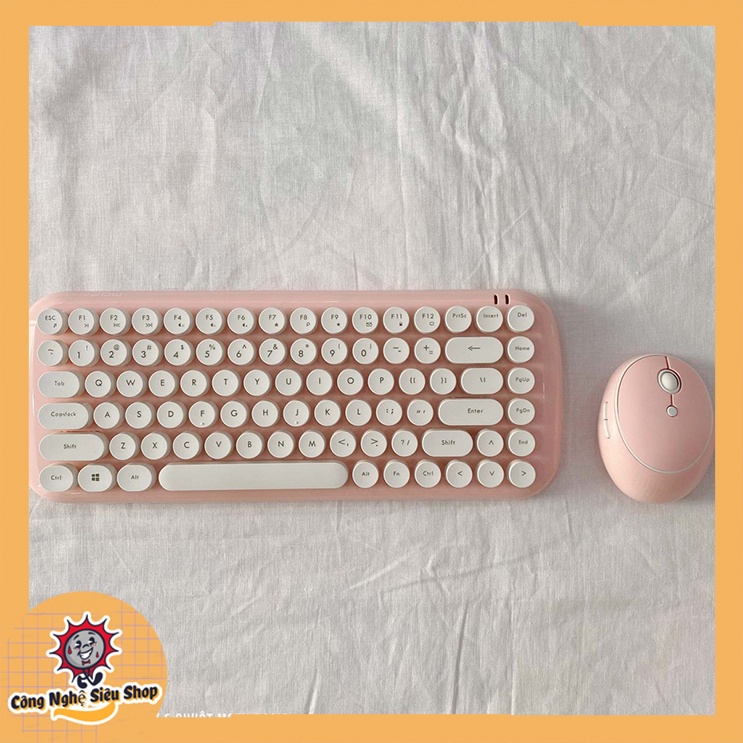 Bộ bàn phím không dây giả cơ & chuột MOFII Candy Basic