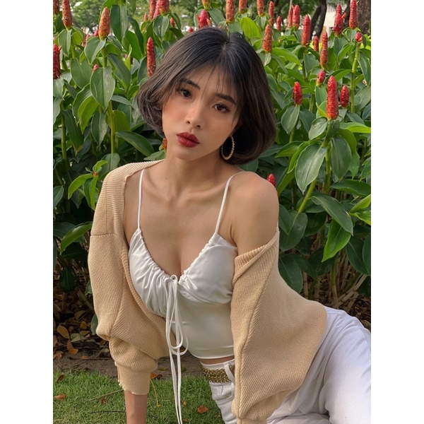 ÂME.STUDIO | Áo croptop thắt dây - Doris top