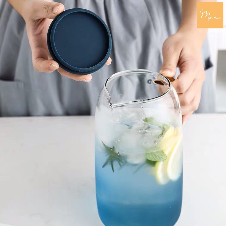 Bình nước thủy tinh chịu nhiệt - 1.8L