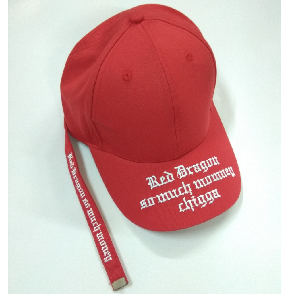 NÓN KẾT ĐUÔI DÀI RED DRAGON (Tặng Kẹp Nón Thần Tượng)