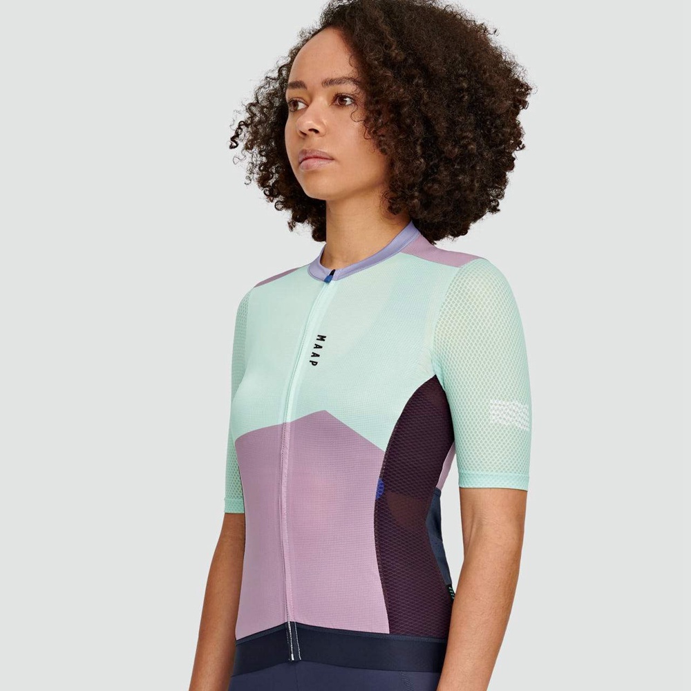 Áo Đua Xe Đạp Mau Khô Thoáng Khí Tay Ngắn Thời Trang