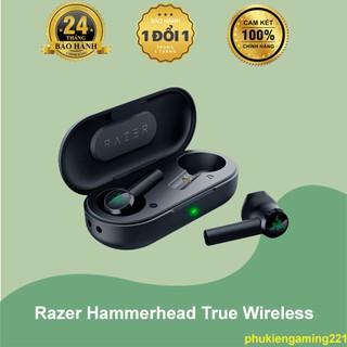 Tai Nghe Chơi Game Không Dây - Razer Hammerhead Truewireless Earbuds - Hàng Chính Hãng - Bảo Hành 24 Tháng