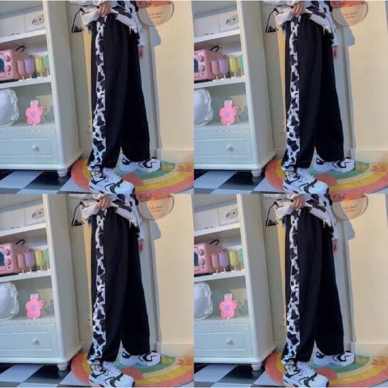 Quần LongPant Ống Suông Da Beo