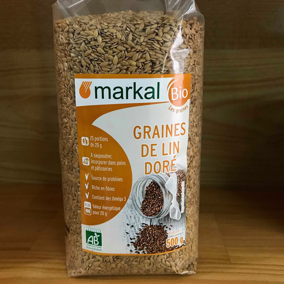 Hạt Lanh Hữu Cơ Markal Pháp