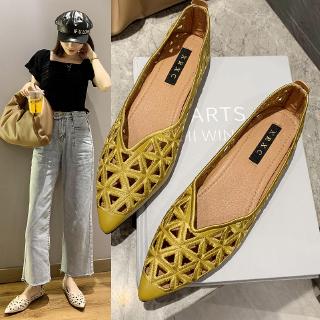 Giày búp bê mũi nhọn thời trang 2020 cho nữ