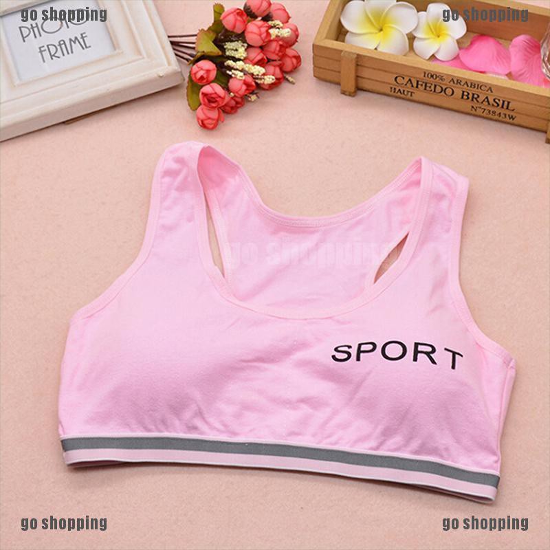 {go shopping}Kids Girls Underwear Bra Vest Underclothes Sports Undies Clothes