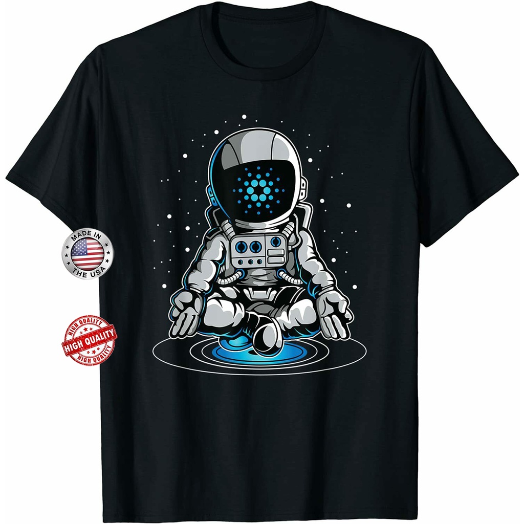 Áo thun phong cách tinh khiết Ada Coin Tiền điện tử Cardano Space Suite dành cho ông nội