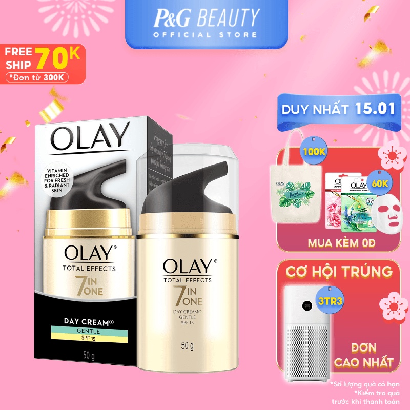 Olay Total Effects Kem Dưỡng Dịu Nhẹ Ban Ngày 50G