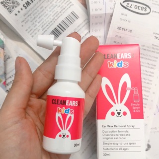 Xịt tan ráy tai Cleanearsr 30ml cho bé yêu từ 2 tháng