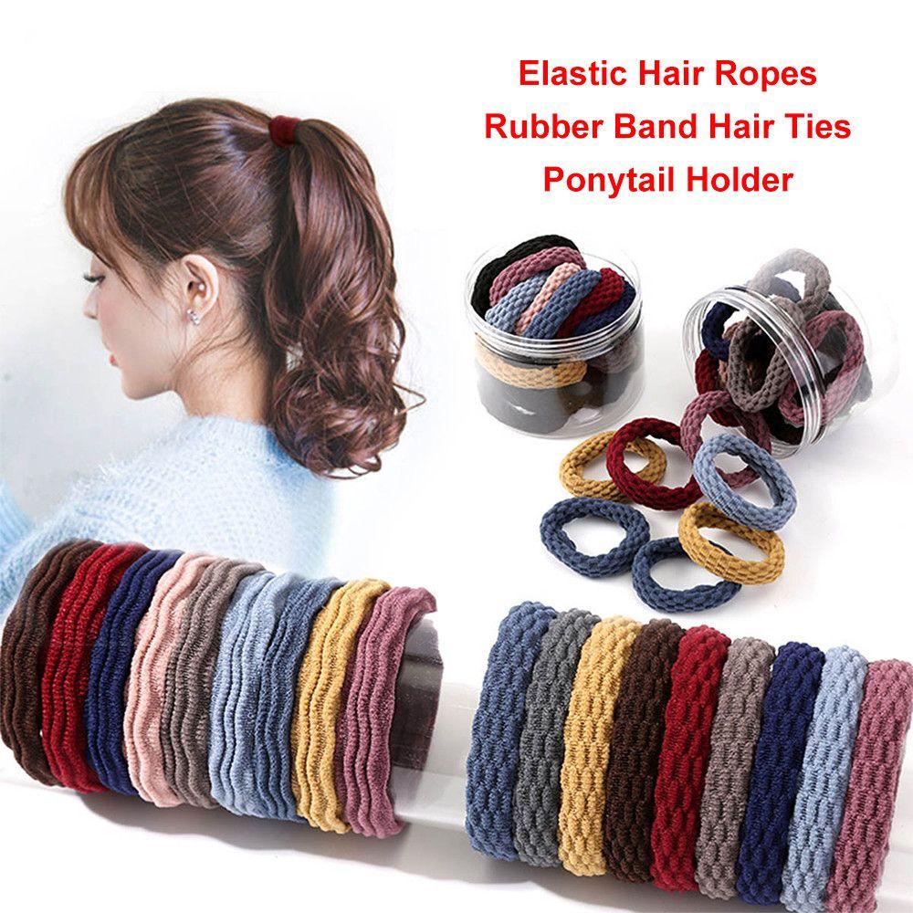 Set 10 Dây Cột Tóc Đuôi Ngựa Thời Trang Cho Nữ