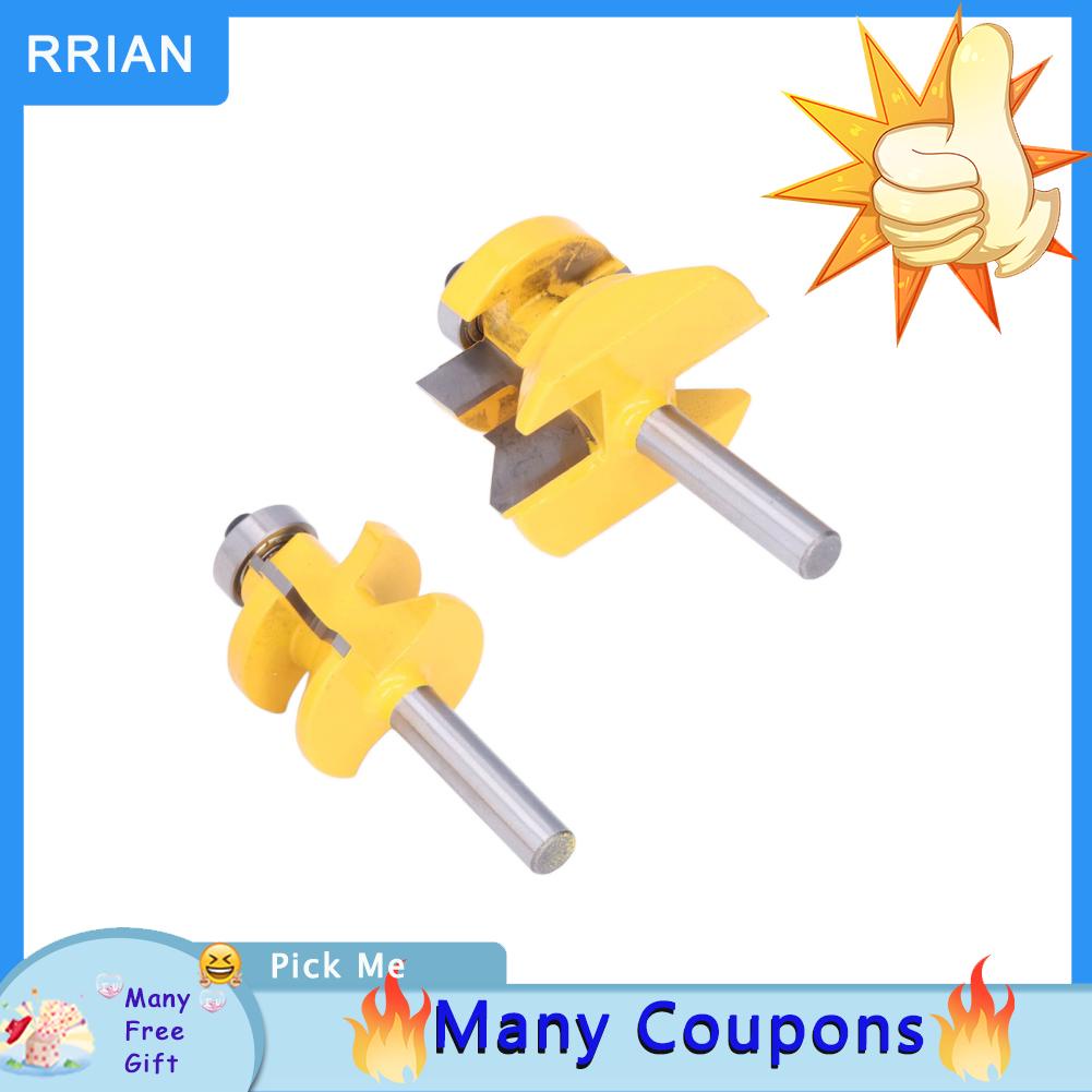 Rrianfo 8mm Shank 120° Groove Milling Cutter Alloy Blade Wood Dowel Router Bit Woodworking Tool