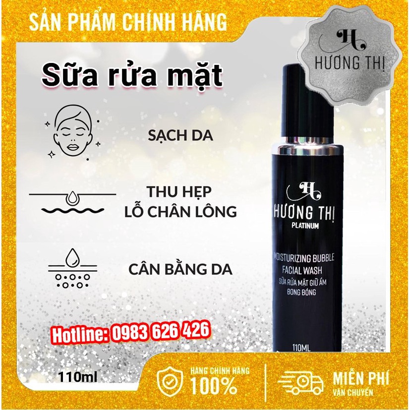 SỮA RỬA MẶT BONG BÓNG-MỸ PHẨM HƯƠNG THỊ PLATINUM