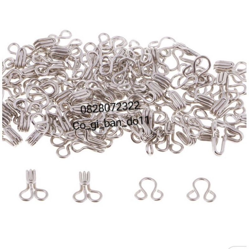 Set 25 Bộ Móc Áo Dài, Móc Đầm, Móc Áo Ngực 3 Size Trắng Đen.