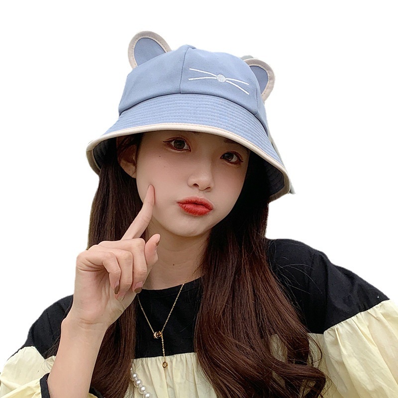 Mũ Tai Bèo Hình Mèo Dễ Thương Cho Nữ