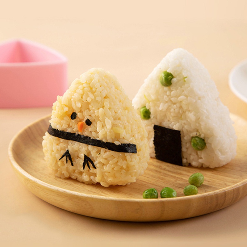 Khuôn Nhựa Làm Cơm Nắm Bento Có Thể Tái Sử Dụng Diy