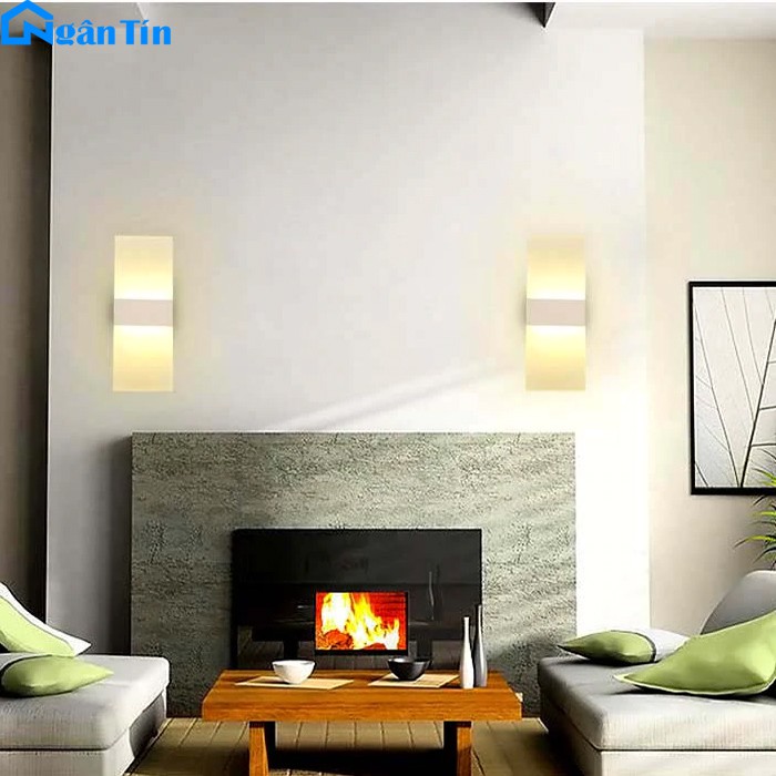 Đèn Led ốp tường treo tường gắn tường trang trí trong nhà cầu thang Led 8W GT352A Ngân Tin