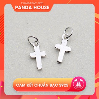 Charm bạc s925 hình cây thánh giá (charm treo) size 10*5.4mm - Panda House