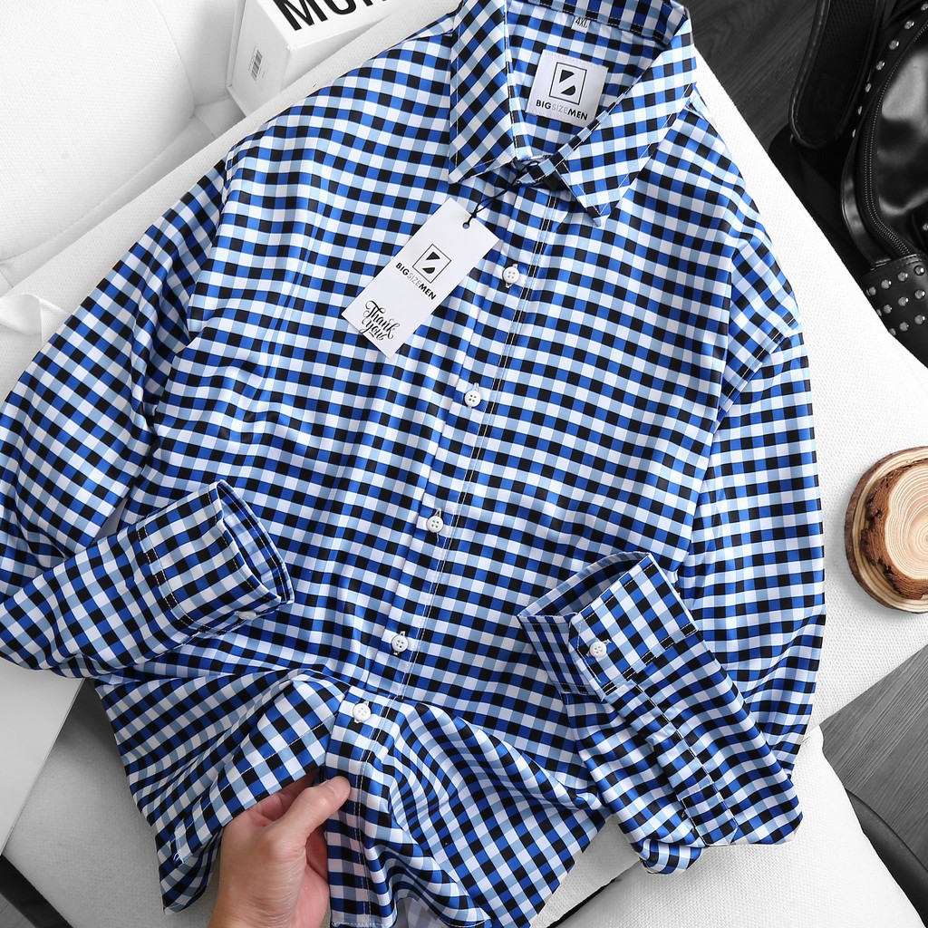 Sơ mi nam caro thời trang bigszie