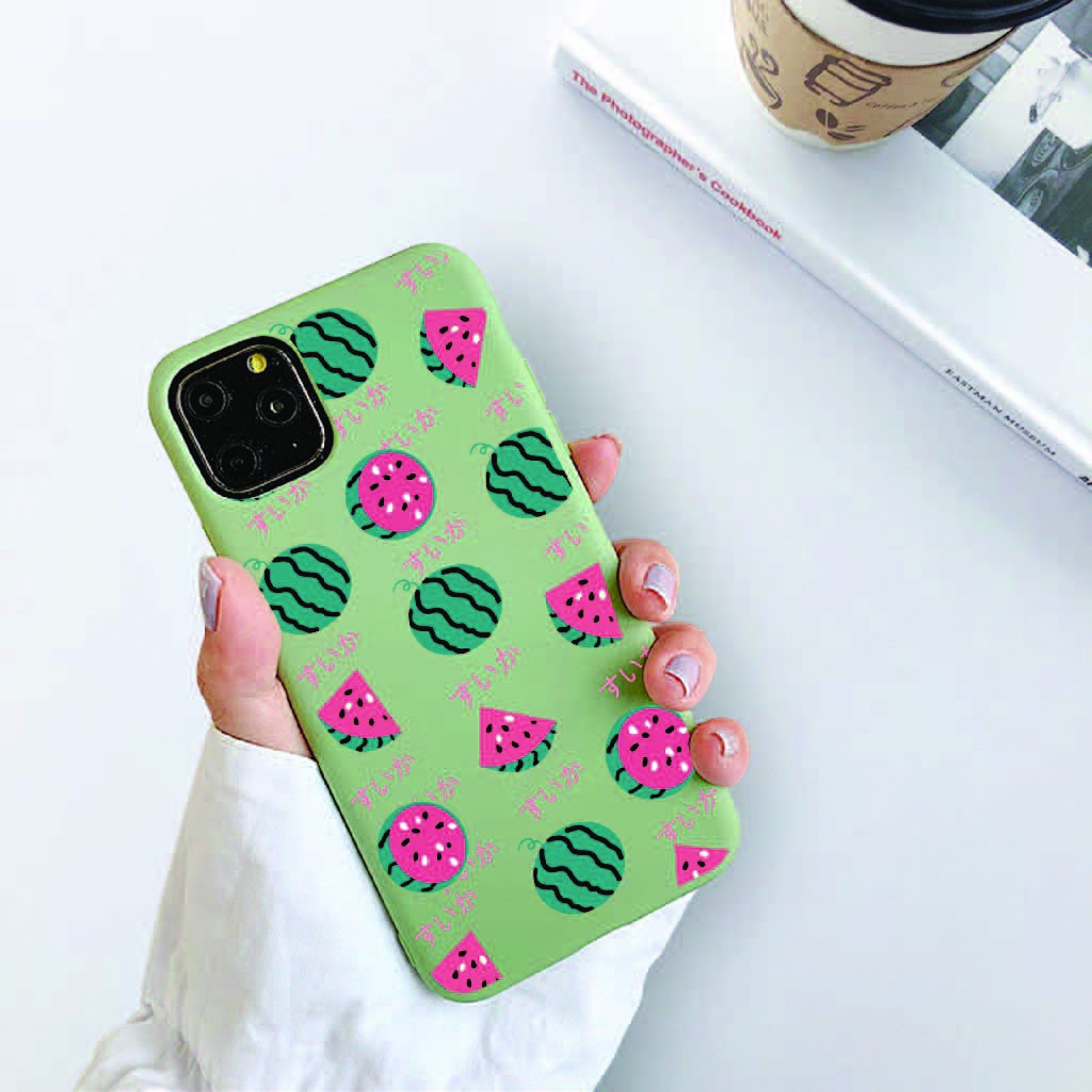 Ốp Lưng Iphone ⚡ Ốp Lưng Điện Thoại Iphone Dưa Và Dứa ⚡ Full Size Từ Iphone 6 - 11 Promax - Tuấn Case 75