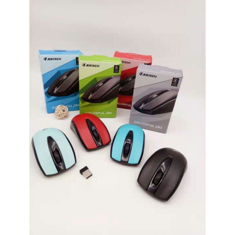 [TẶNG LÓT CHUỘT] Chuột Không Dây Jetech JR1