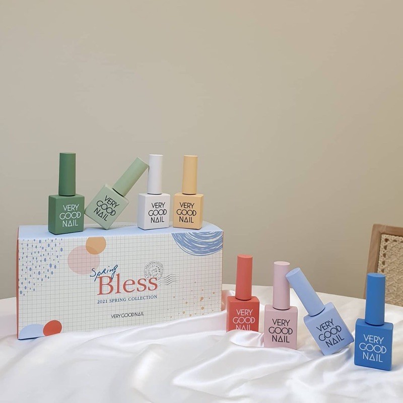 Sơn very good nail chính hãng hàn quốc set bless 2021