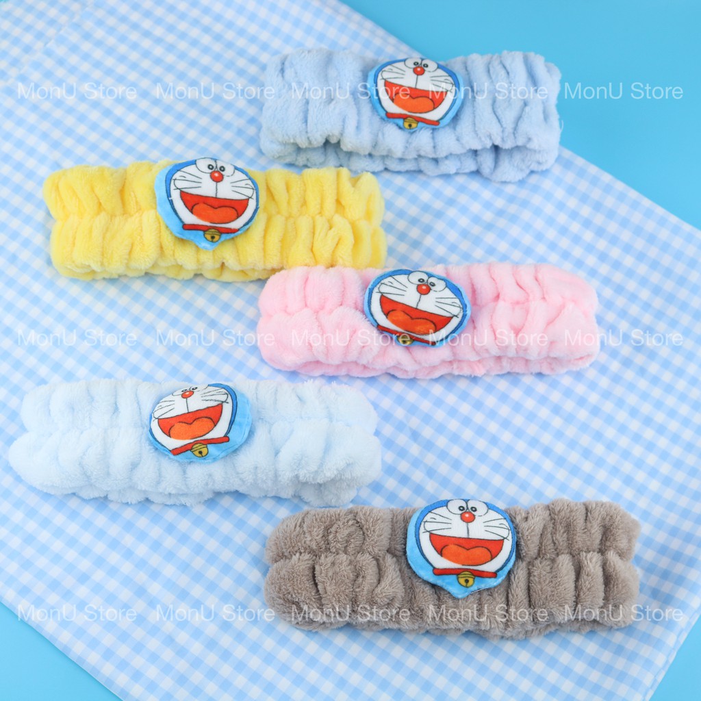 Băng đô rửa mặt, trang điểm hình DORAEMON DOREMON dễ thương cute MON0026 TooYoo